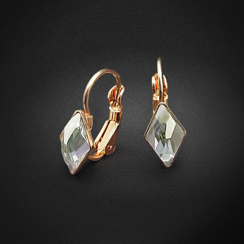Auskari "Kristāla Rombs IV" ar Swarovski™ kristāliem